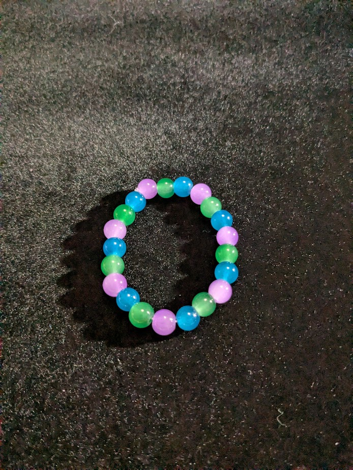 Polysexual Pride Bracelet