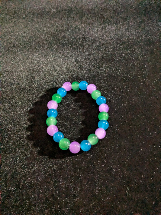 Polysexual Pride Bracelet