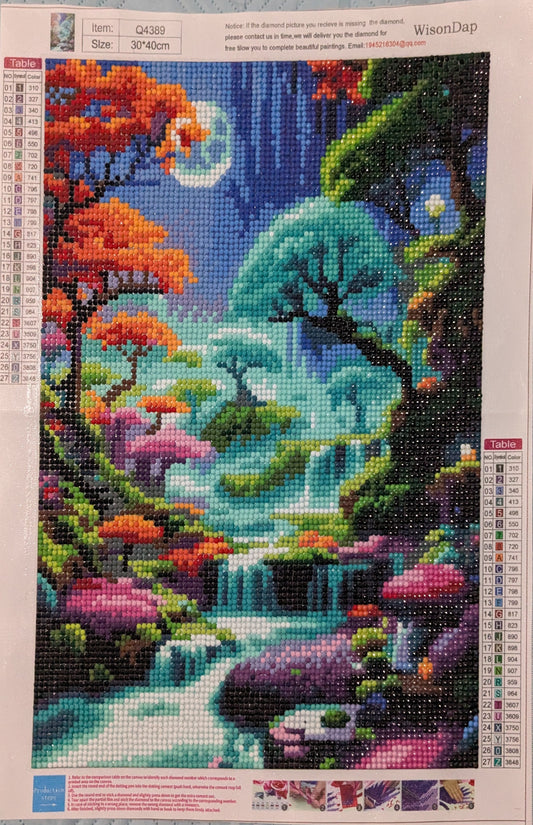 Uneartly Waterfall