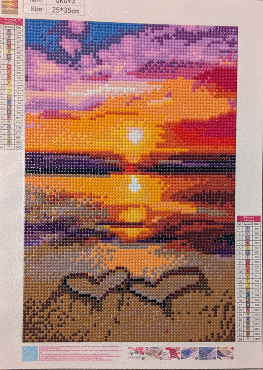 Sunset Hearts