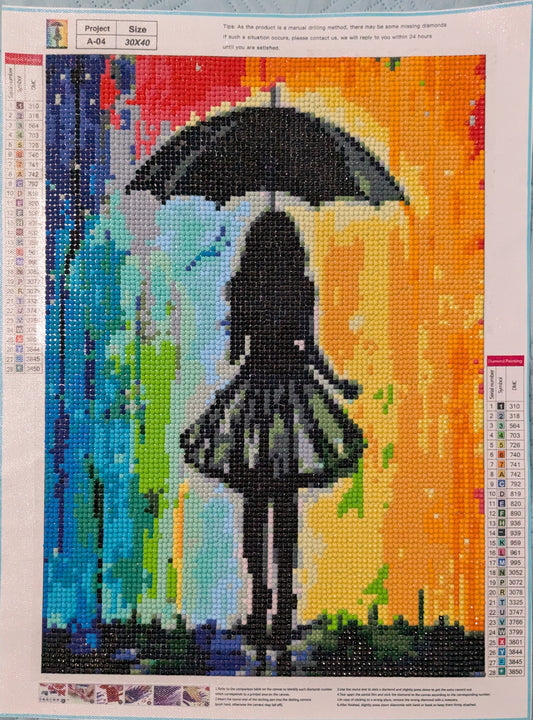 Rainbow, Girl in the Rain