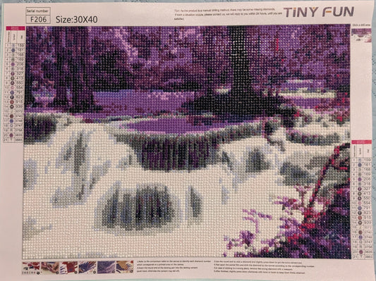 Purple Waterfall